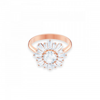 Swarovski® 'Sunshine' Damen Verchromtem Metall Ring - Rosé 5459599