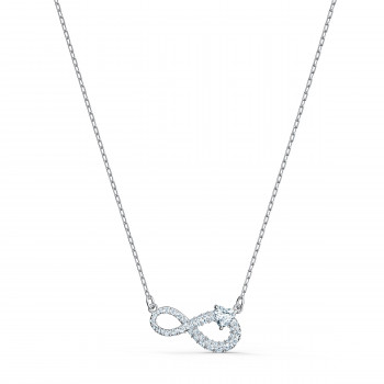 Swarovski® 'Swarovski Infinity' Damen Metall Halsband - Silber 5520576
