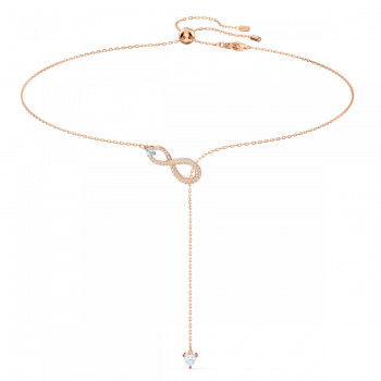 Swarovski® 'Swarovski Infinity' Damen Verchromtem Metall Halsband - Rosé 5521346