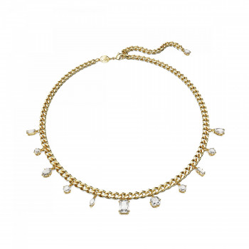 Swarovski® 'Dextera' Damen Verchromtem Metall Halsband - Gold 5663338