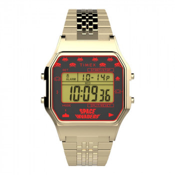 Timex® Digital 'T80 X Space Invaders' Unisex Uhr TW2V30100