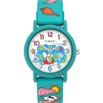 Timex® Analog 'Peanuts Weekender Color Rush' Kind Uhr TW2V78500
