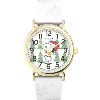 Timex® Analog 'Peanuts Weekender' Damen Uhr TW2W24100