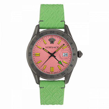 Versace® Analog 'Greca Time Gmt' Herren Uhr VE7C00323