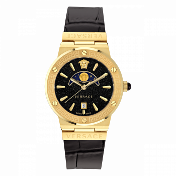 Versace® Analog 'Greca Logo Moonphase' Damen Uhr VE7G00123