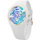 Ice Watch® Analog 'Ice Flower - Turquoise Leaves' Damen Uhr (Medium) 020517