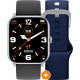 Ice Watch® Digital 'Ice Smart - Ice 1.0 - Silver - 2 Bands - Black - Navy' Unisex Uhr 022252