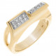 Orphelia® Damen Gelbgold 18K Ring - Gold RD-33075