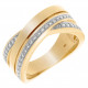 Orphelia® Damen Gelbgold 18K Ring - Gold RD-33077