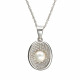 Orphelia® Damen Sterling Silber Halskette mit Anhänger - Silber ZH-4605
