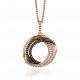 Orphelia® 'Alina' Damen Sterling Silber Halskette mit Anhänger - Rosé ZH-7055