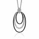 Orphelia® Damen Sterling Silber Halskette mit Anhänger - Silber ZH-7068