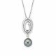 Orphelia® 'Eden' Damen Sterling Silber Halskette mit Anhänger - Silber ZH-7116