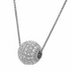 Orphelia® Damen Sterling Silber Halskette mit Anhänger - Silber ZH-7235