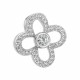 Orphelia® 'Laerke' Damen Sterling Silber Halskette mit Anhänger - Silber ZH-7241