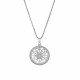 Orphelia® Damen Sterling Silber Halskette mit Anhänger - Silber ZH-7311