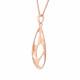 Orphelia® 'Ava' Damen Sterling Silber Halskette mit Anhänger - Rosé ZH-7374 RG
