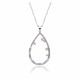 Orphelia® 'Islia' Damen Sterling Silber Halskette mit Anhänger - Silber ZH-7423