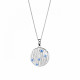 Orphelia® 'Babette' Damen Sterling Silber Halskette mit Anhänger - Silber ZH-7504