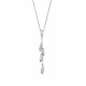 Orphelia® 'Loana' Damen Sterling Silber Halskette mit Anhänger - Silber ZH-7505