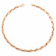 Orphelia® Damen Sterling Silber Halsband - Rosé ZK-7107/RG