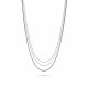 Orphelia® Damen Sterling Silber Halsband - Gold/Silber/Rose ZK-7203