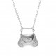 Orphelia® Damen Sterling Silber Halskette mit Anhänger - Silber ZK-7294