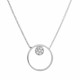 Orphelia® 'Alessia' Damen Sterling Silber Halskette mit Anhänger - Silber ZK-7382