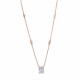 Orphelia® 'Elodie' Damen Sterling Silber Halsband - Rosé ZK-7419