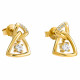 Orphelia® 'Santorini' Damen Sterling Silber Ohrhänger - Gold ZO-7570/G
