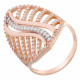 Orphelia® Damen Sterling Silber Ring - Rosé ZR-7003