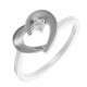 Orphelia® Damen Sterling Silber Ring - Silber ZR-7370
