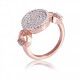 Orphelia® Damen Sterling Silber Ring - Rosé ZR-7420