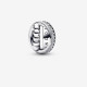 Pandora® 'Signature Logo' Damen Sterling Silber Charm - Silber 792317C01