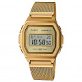 Casio® Digital 'Vintage' Damen Uhr A1000MG-9EF