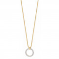 Esprit® 'Peribess' Damen Messing Halskette mit Anhänger - Gold ESNL03009B420