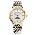 Frederique Constant® Analog 'Slimline Moonphase' Damen Uhr FC-206MPWD1S3B