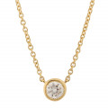 Orphelia® 'Alexandria' Damen Gelbgold 18K Halskette mit Anhänger - Gold KD-2034/1