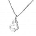Orphelia® 'Fantasy' Damen's Sterling Silber Halskette mit Anhänger - Silber ZH-7080