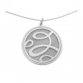 Orphelia® 'Serena' Damen Sterling Silber Halskette mit Anhänger - Silber ZH-7096