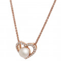 Orphelia® 'Alberte' Damen's Sterling Silber Halskette mit Anhänger - Rosé ZH-7233/RG