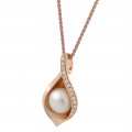 Orphelia® 'Sophia' Damen's Sterling Silber Halskette mit Anhänger - Rosé ZH-7234/RG