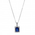 Orphelia® 'Enora' Damen's Sterling Silber Halskette mit Anhänger - Silber ZH-7425/SA