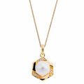 Orphelia® 'Aliva' Damen Sterling Silber Halskette mit Anhänger - Gold ZH-7469/G
