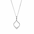 Orphelia® 'Grace' Damen Sterling Silber Halskette mit Anhänger - Silber ZH-7493