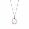 Orphelia® 'Baptiste' Damen's Sterling Silber Halskette mit Anhänger - Rosé ZH-7507/RG