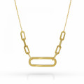 Orphelia® 'Essence' Damen Sterling Silber Halsband - Gold ZK-7560/G