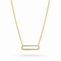 Orphelia® 'Charm' Damen Sterling Silber Halsband - Gold ZK-7563/G