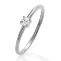 Orphelia® 'Solitaire' Damen Sterling Silber Ring - Silber ZR-7527