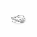 Swarovski® 'Twist' Damen Metall Ring - Silber 5563911